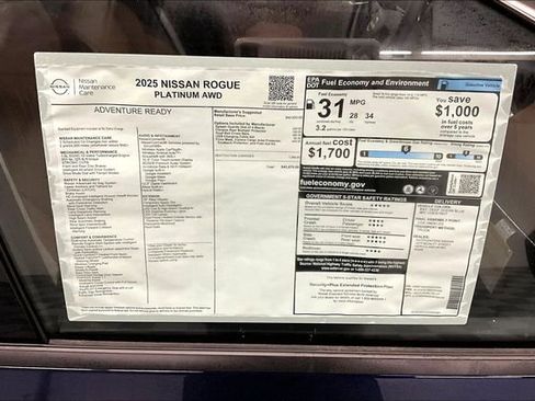 New 2025 Nissan Rogue Platinum image 40