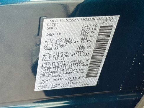 New 2026 Nissan Murano Platinum image 27