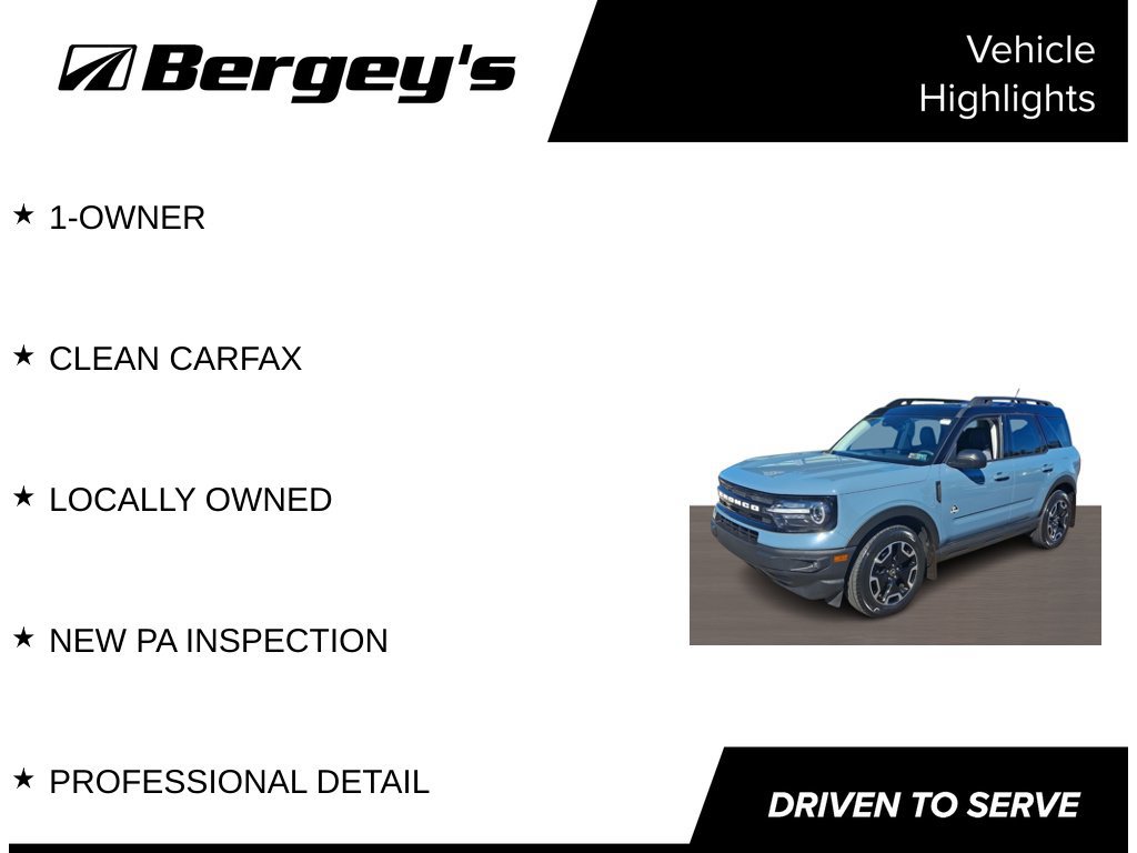 Used 2022 Ford Bronco Sport Outer Banks w/ Tech Package AWD/4WD image 4