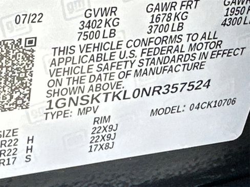 Used 2022 Chevrolet Tahoe High Country image 34