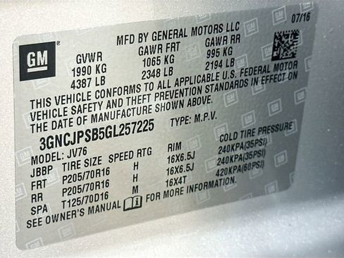 Used 2016 Chevrolet Trax LT w/ LT Convenience Package image 29