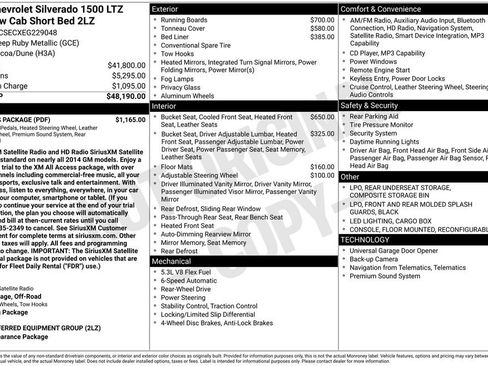Used 2014 Chevrolet Silverado 1500 LTZ Z71 w/ LTZ Plus Package RWD image 34