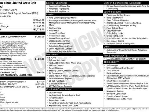 Used 2024 RAM 1500 Limited AWD/4WD image 2