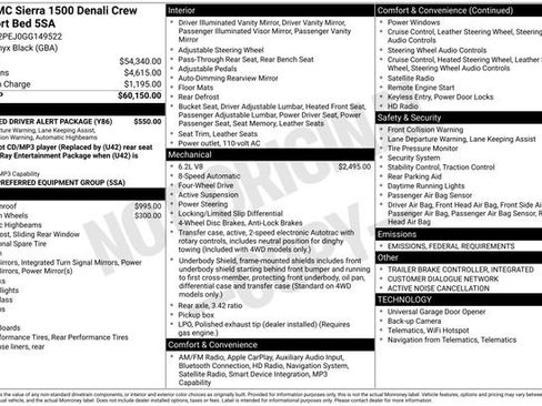 Used 2016 GMC Sierra 1500 Denali w/ Enhanced Driver Alert Package image 6