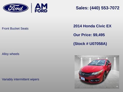 Used 2014 Honda Civic EX image 18