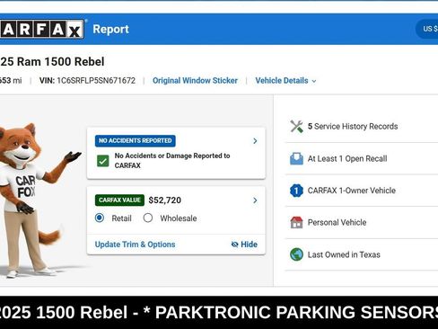 Used 2025 RAM 1500 Rebel w/ Rebel Level 1 Equipment Group AWD/4WD image 9