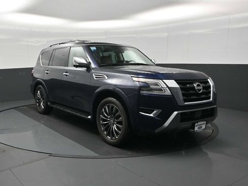 Used 2023 Nissan Armada Platinum w/ Captain's Chairs Package image 2