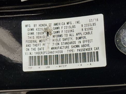 Used 2017 Honda Accord EX image 38