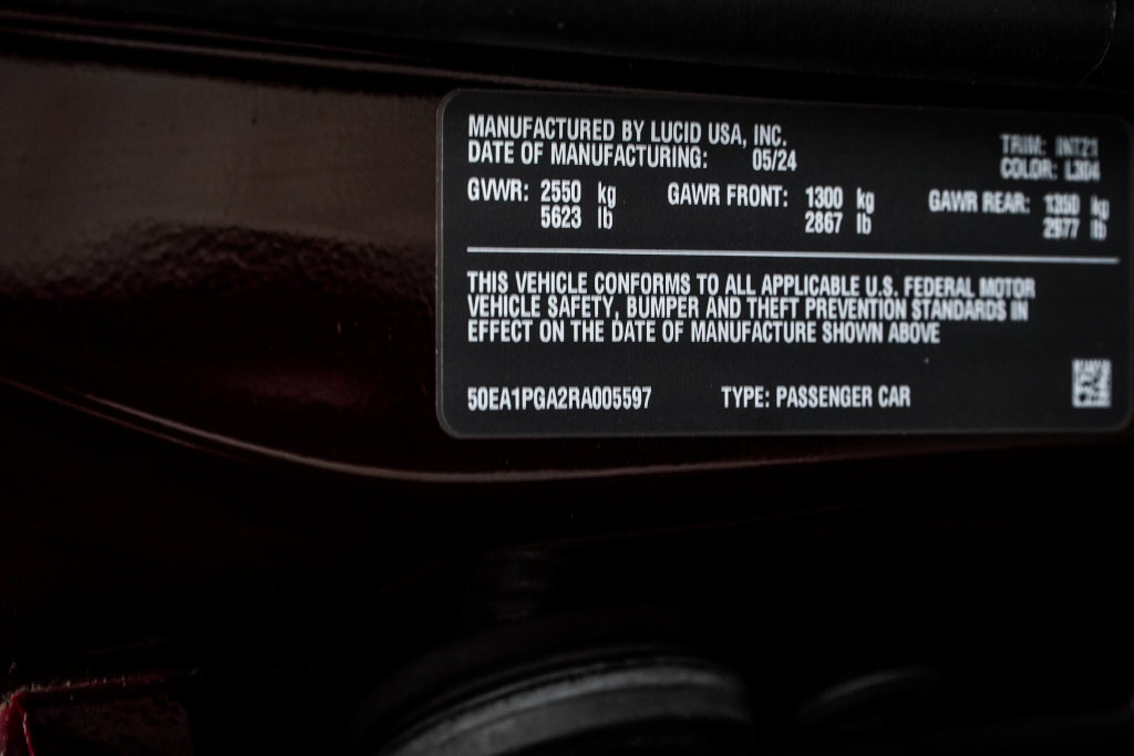 Used 2024 Lucid Air Pure RWD image 46