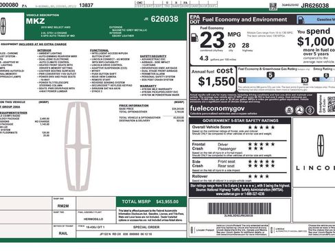 Used 2018 Lincoln MKZ Select w/ Technology Package image 34