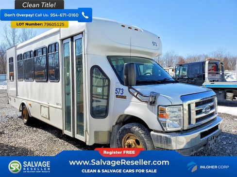 Used 2017 Ford E-450 and Econoline 450 Super Duty w/ Shuttle Bus Prep Package image 1