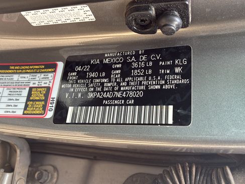 Used 2022 Kia Rio S FWD image 36