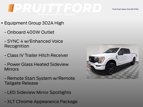 Used 2023 Ford F150 XLT w/ Equipment Group 302A High image 7