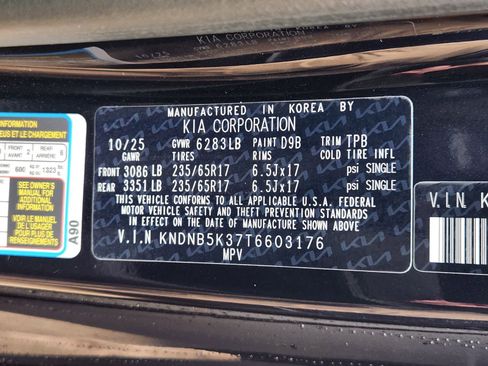 New 2026 Kia Carnival LXS image 25