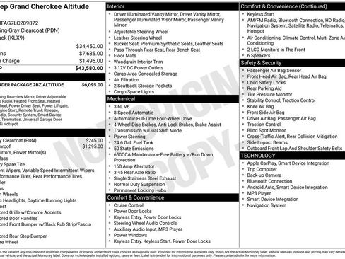 Used 2020 Jeep Grand Cherokee Altitude image 14