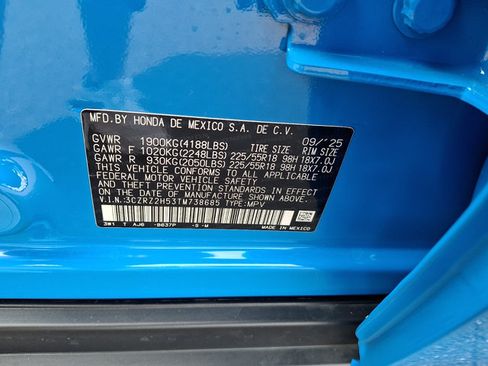 Certified 2026 Honda HR-V Sport image 30