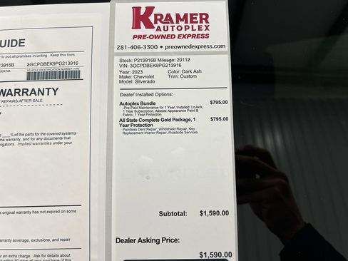 Used 2023 Chevrolet Silverado 1500 Custom image 33