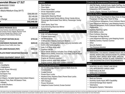 Used 2025 Chevrolet Blazer LT w/ Convenience Package image 7