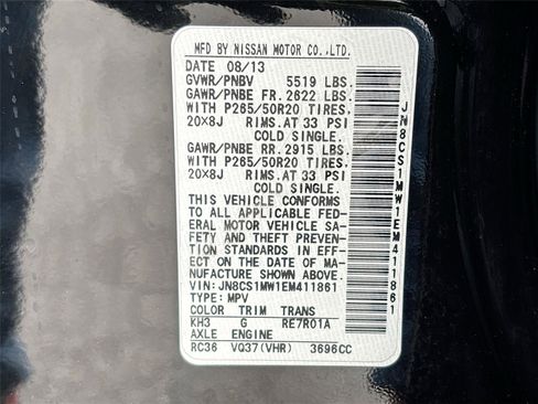 Used 2014 INFINITI QX70 AWD w/ Premium Package image 34