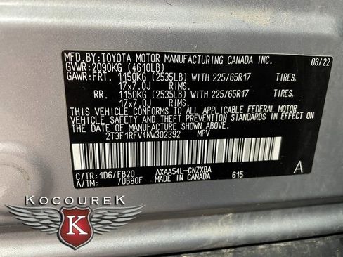 Used 2022 Toyota RAV4 LE AWD/4WD image 26