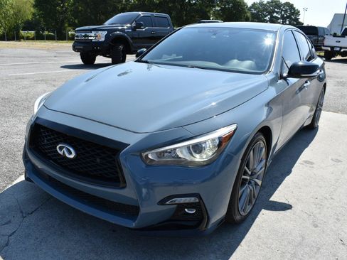 Used 2021 INFINITI Q50 Red Sport 400 RWD image 2