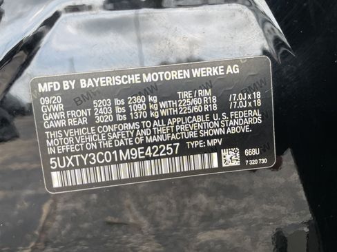 Used 2021 BMW X3 sDrive30i RWD image 33
