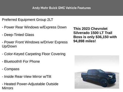 Used 2023 Chevrolet Silverado 1500 LT Trail Boss w/ Protection Package image 12