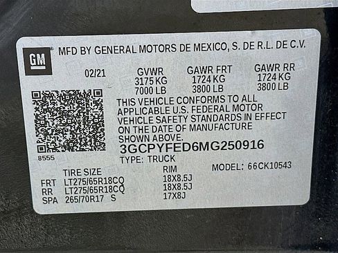 Used 2021 Chevrolet Silverado 1500 LT Trail Boss w/ Bed Protection Package image 28