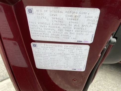 Used 1993 Chevrolet Corvette Convertible image 31