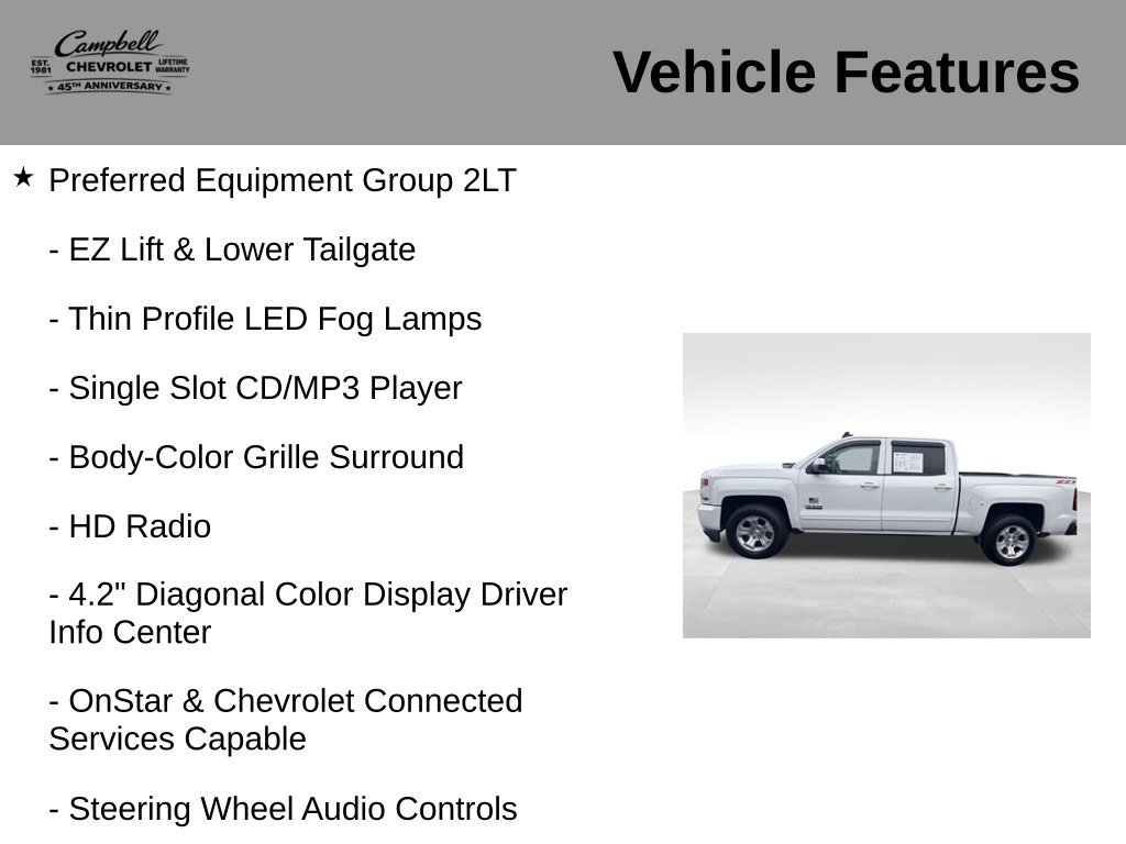 Used 2018 Chevrolet Silverado 1500 LT w/ Texas Edition AWD/4WD image 16