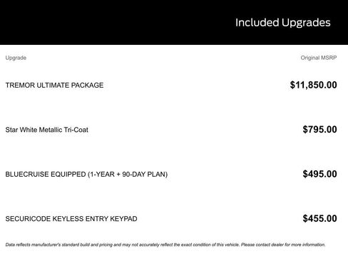 New 2026 Ford Explorer Tremor w/ Tremor Ultimate Package image 3