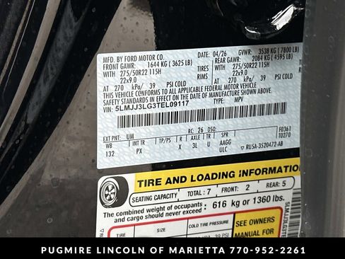 New 2026 Lincoln Navigator L Reserve AWD/4WD image 36