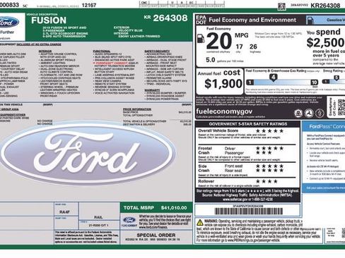 Used 2019 Ford Fusion Sport image 37