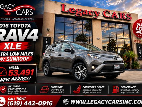 Used 2016 Toyota RAV4 XLE FWD image 2