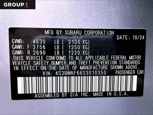 Used 2025 Subaru Legacy Premium AWD/4WD image 20