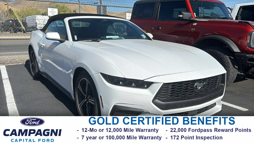 Used 2025 Ford Mustang Convertible RWD image 1