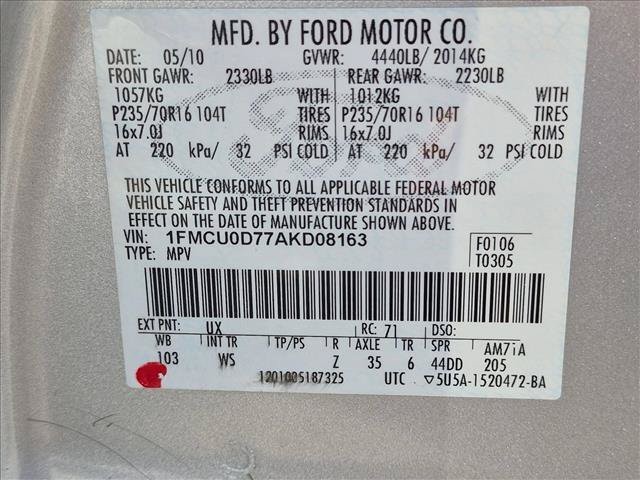 Used 2010 Ford Escape XLT FWD image 21