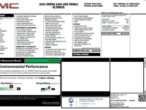 Used 2024 GMC Sierra 2500 Denali Ultimate AWD/4WD image 3
