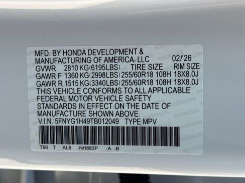 New 2026 Honda Pilot EX-L image 28