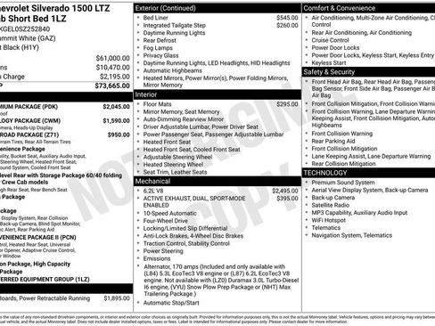 Used 2025 Chevrolet Silverado 1500 LTZ w/ LTZ Premium Package AWD/4WD image 60