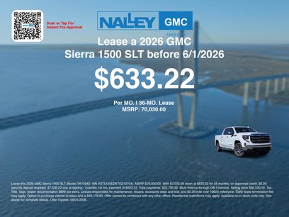 New 2026 GMC Sierra 1500 SLT w/ SLT Premium Plus Package