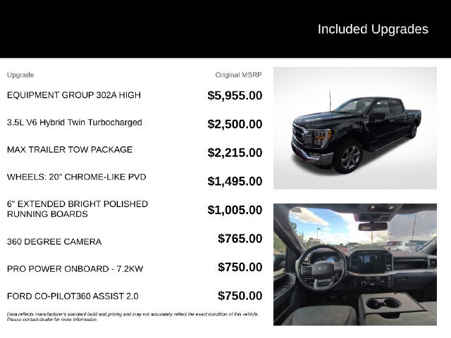 Used 2022 Ford F150 XLT w/ Equipment Group 302A High AWD/4WD image 5