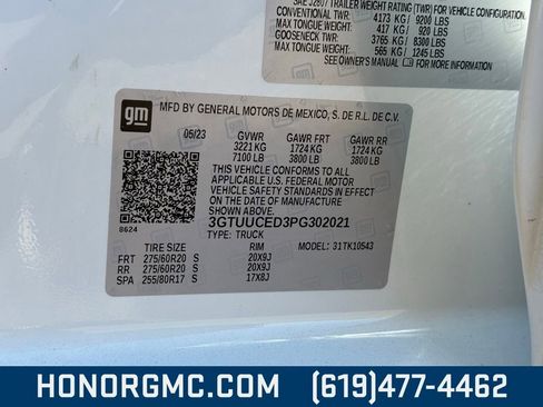 Used 2023 GMC Sierra 1500 Elevation w/ Elevation Premium Package image 36