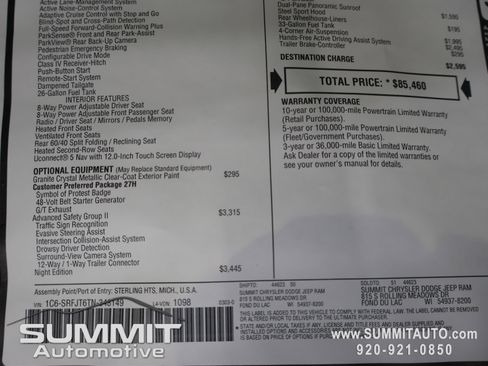 New 2026 RAM 1500 Laramie w/ Night Edition AWD/4WD image 44