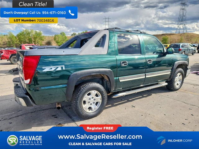 Used 2004 Chevrolet Avalanche Z71 w/ Sun And Sound Package AWD/4WD image 4