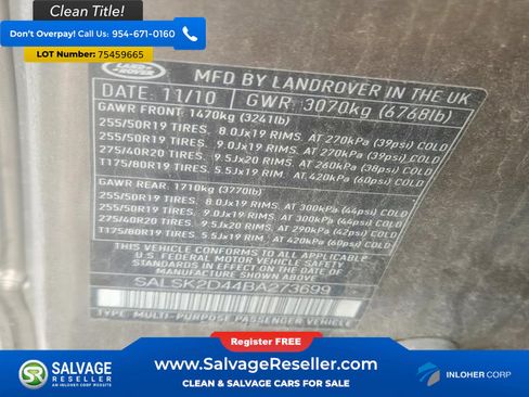 Used 2011 Land Rover Range Rover Sport HSE LUX image 16