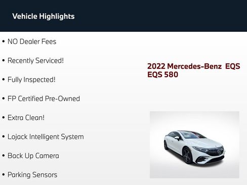 Used 2022 Mercedes-Benz EQS 580 4MATIC Sedan image 3