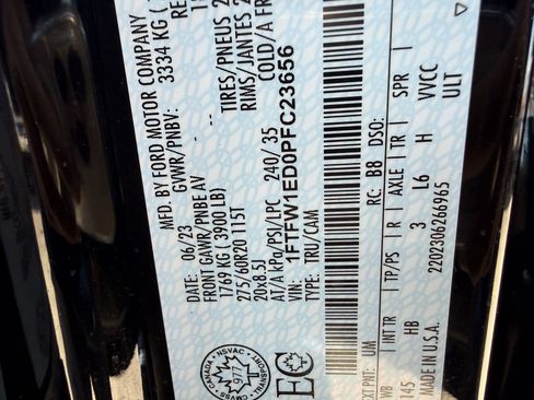 Used 2023 Ford F150 Lariat w/ Equipment Group 502A High image 35