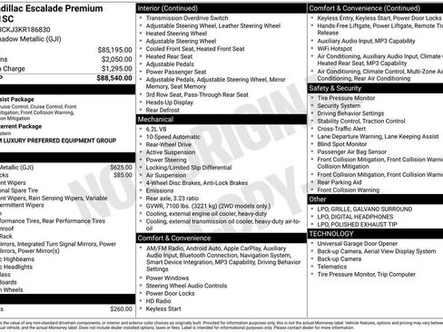 Used 2019 Cadillac Escalade Premium Luxury image 29