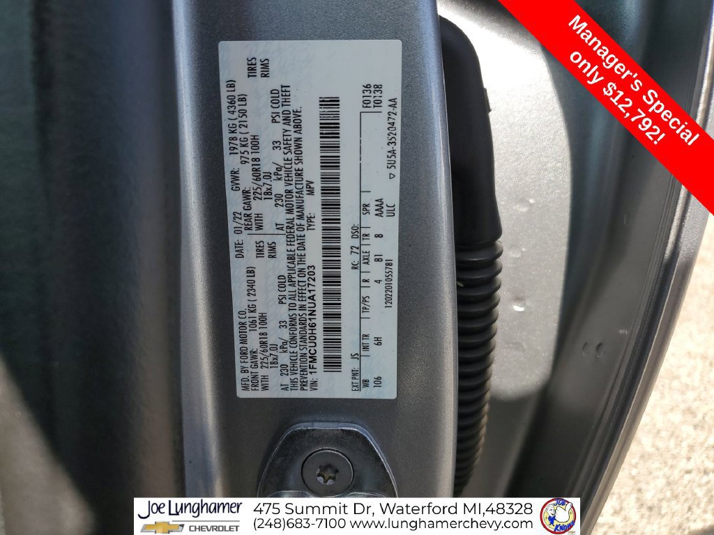 Used 2022 Ford Escape SEL FWD image 33